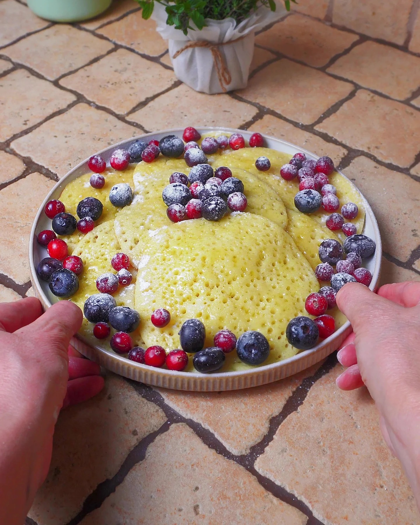Finish with berries