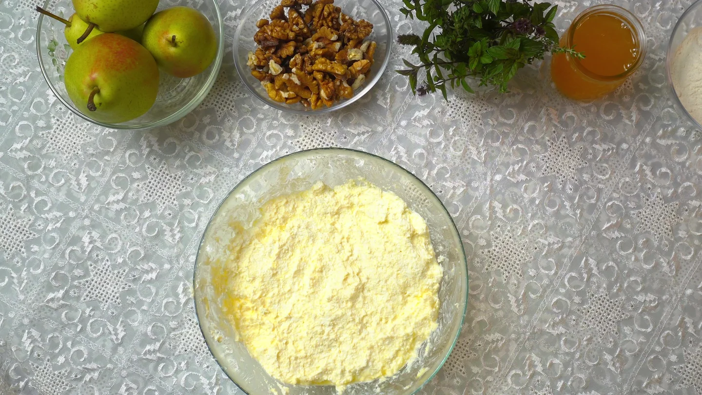 L’impasto di formaggio durante il riposo